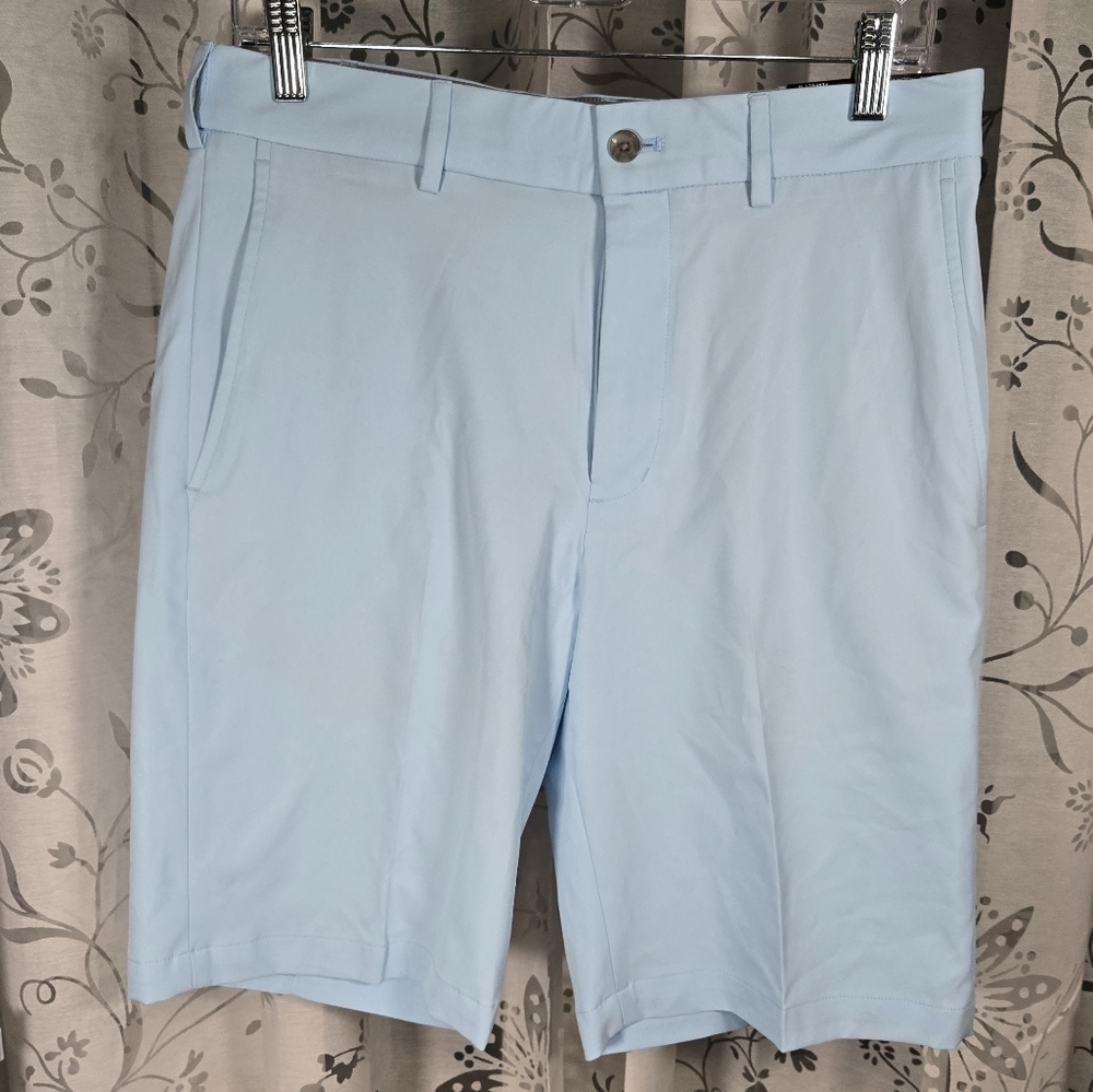 Walter Hagen Golf Shorts Perfect 11 Light Blue Wrinkle Resist | Sz‎ 30